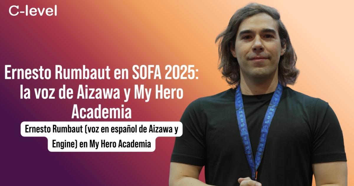 Embedded thumbnail for Ernesto Rumbaut en SOFA 2025: la voz de Aizawa y My Hero Academia