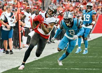 Foto de la NFL de dos jugadores de fútbol americano