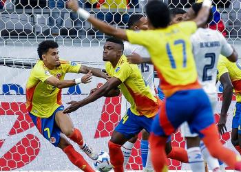 Foto de jugadores de la selección colombia