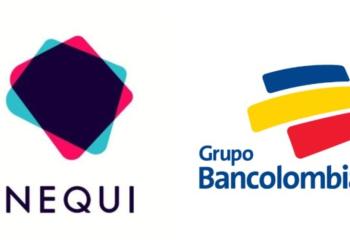 Foto de dos logos: nequi y bancolombia