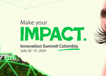 Foto de schneider electric con un logo que dice make your impact
