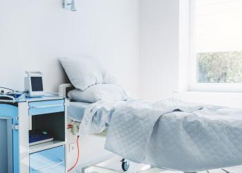 Foto de una cama de un hospital