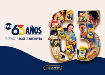 El número 63 años con fotos de personas comiendo p.a.n.