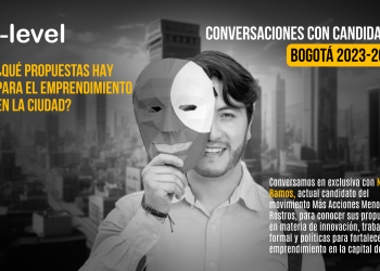 Foto del candidato Nicolás Ramos con un fondo negro