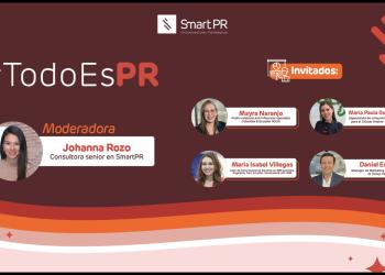 Imagen promocional de varias personas en una foto con fondo rojo, vino tinto y naranja