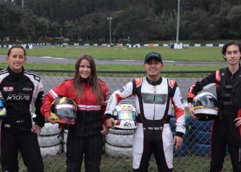 Pilotos colombianos de kartismo
