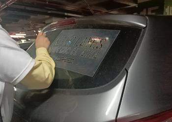 centro comercial Gran Estación dice #NoLaveSuCarro