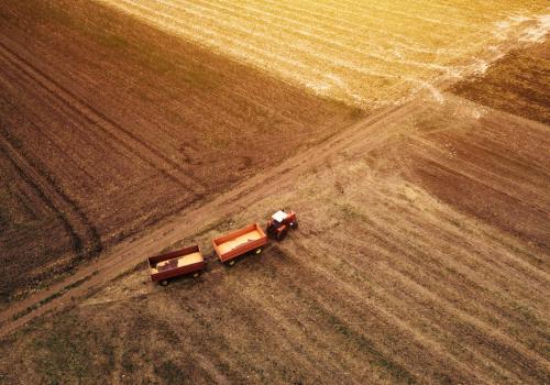 Agricultura vista aérea