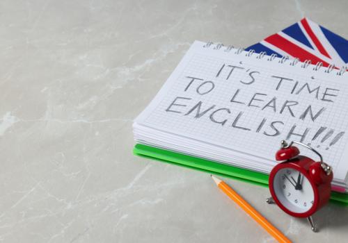 Imagen como mensaje es tiempo de aprender inglés