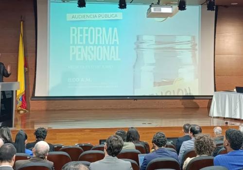 Rueda de prensa reforma pensional