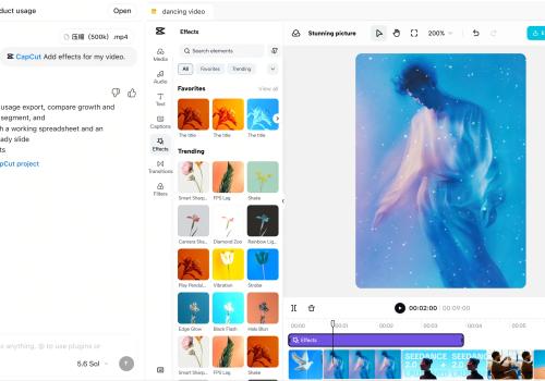 CapCut × Codex permite crear y editar videos mediante instrucciones de inteligencia artificial y una línea de tiempo editable