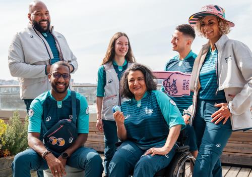 Uniformes Decathlon para voluntarios juegos olímpicos París