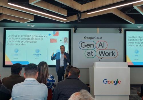 Foto de Jorge Arias, vocero de Google Workspace