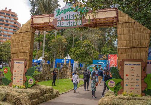 Foto de la entrada de uno de los eventos de Bogota Eats