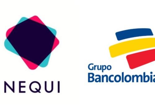 Foto de dos logos: nequi y bancolombia