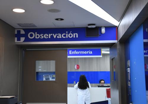 Foto de una sala de TRIAGE hospitalario