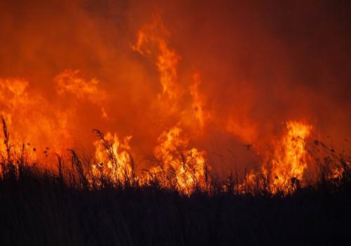 Foto de incendios en artículo sobre pérdidas económicas por catástrofes