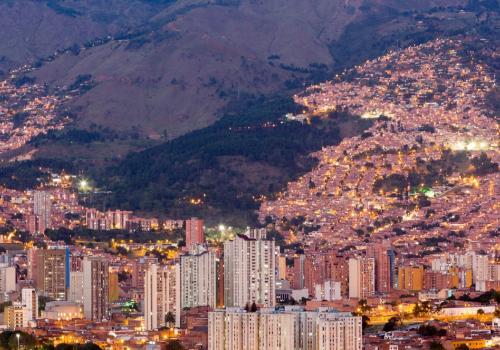 Panorámica oficinas de Medellín (Antioquia)