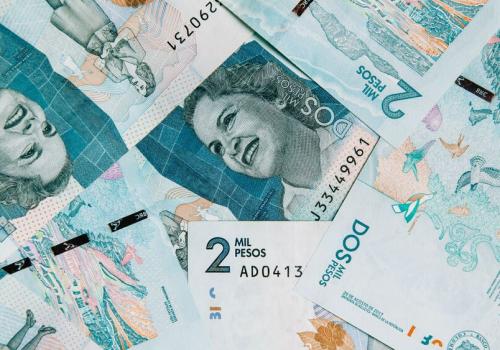 Representación de dinero colombiano