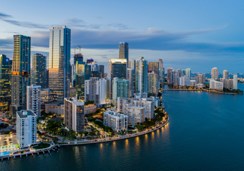 Fota aerea de miami