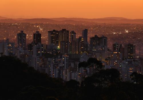 Edifcios en el atardecer