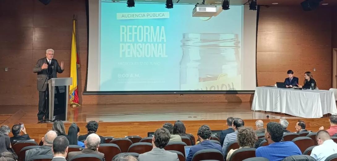 Rueda de prensa reforma pensional