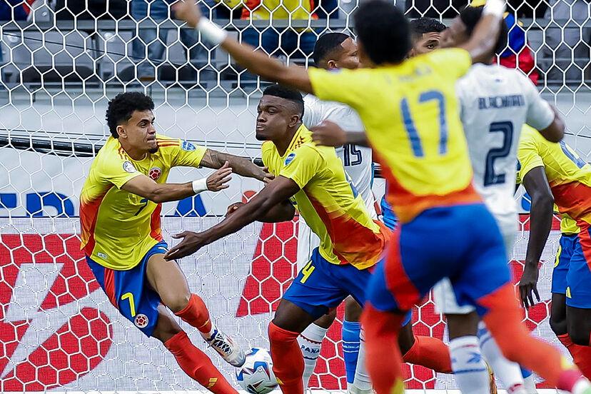 Foto de jugadores de la selección colombia