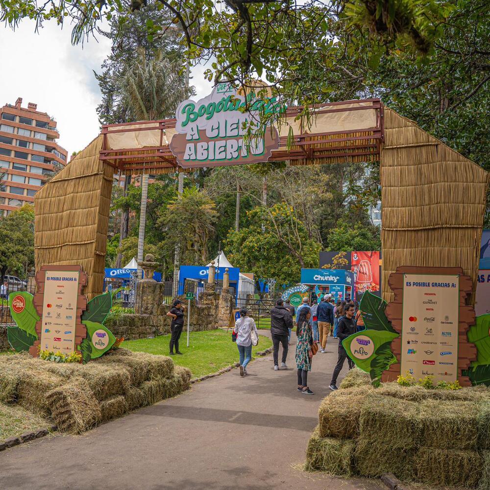 Foto de la entrada de uno de los eventos de Bogota Eats