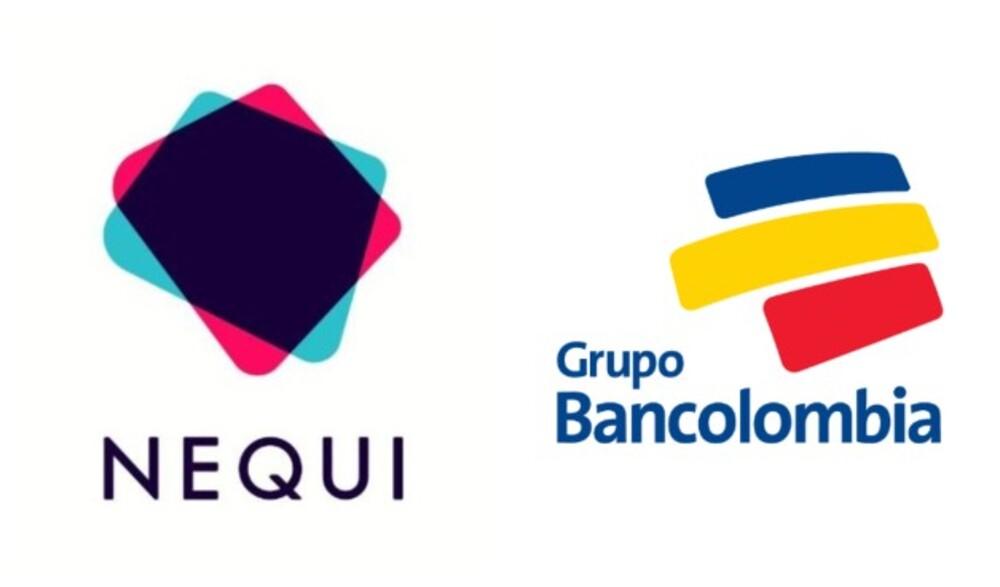 Foto de dos logos: nequi y bancolombia