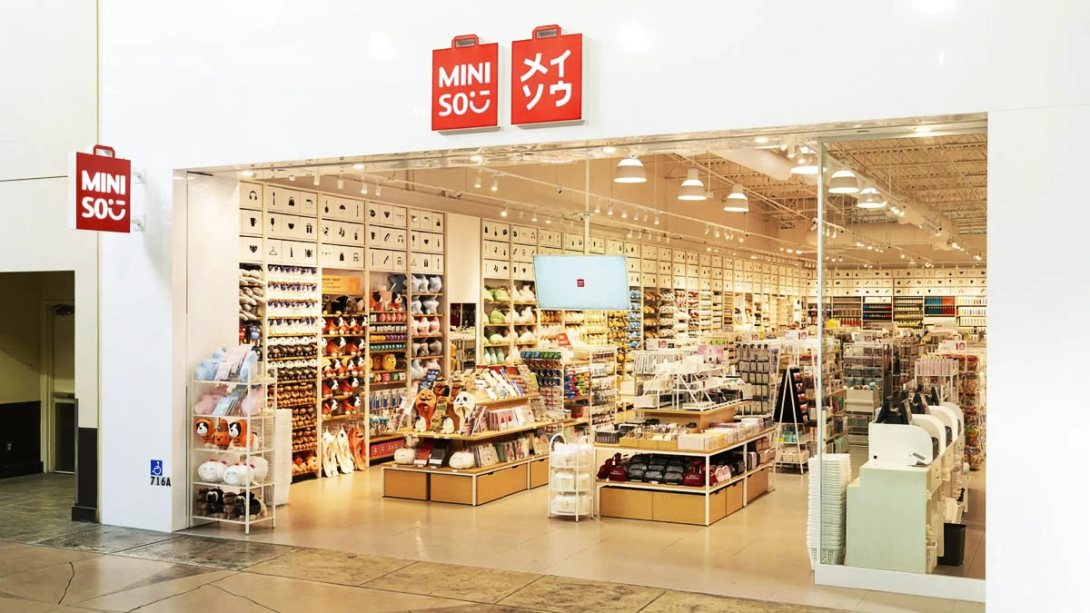 Foto de una tienda de miniso