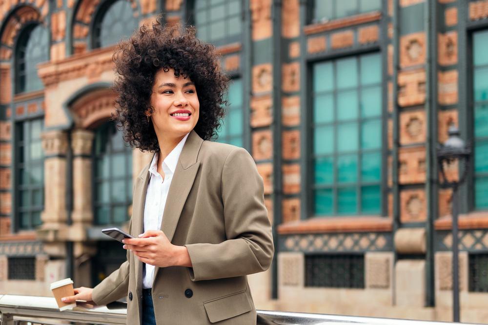 Fotografía de mujer afro en NY.