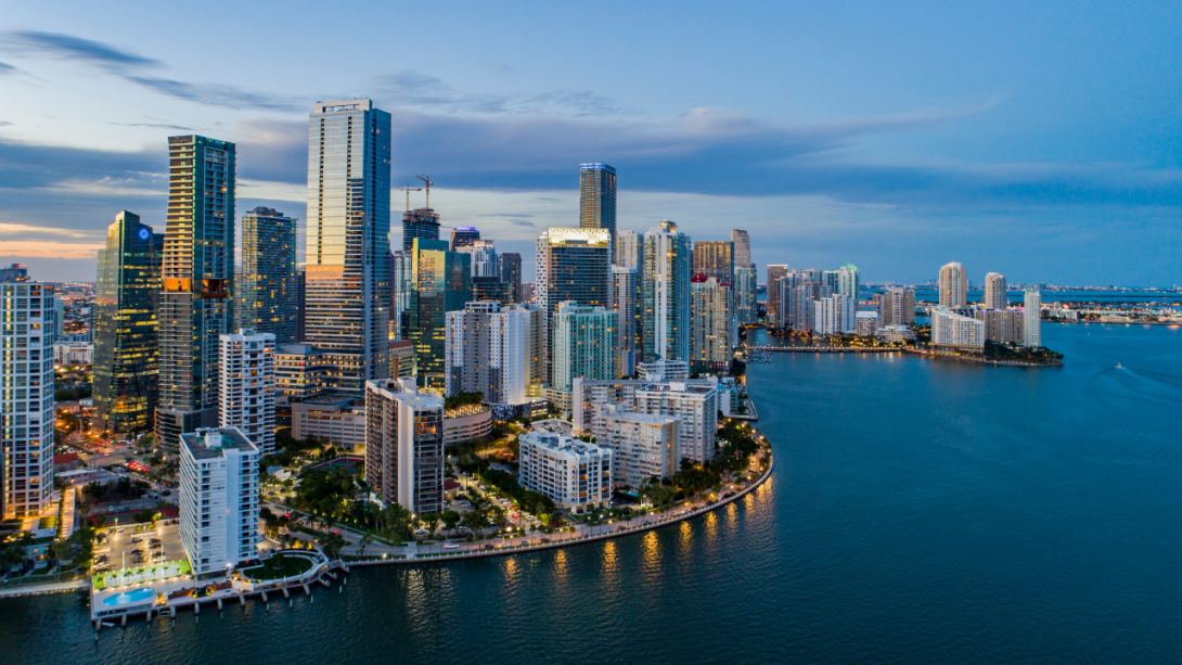 Fota aerea de miami